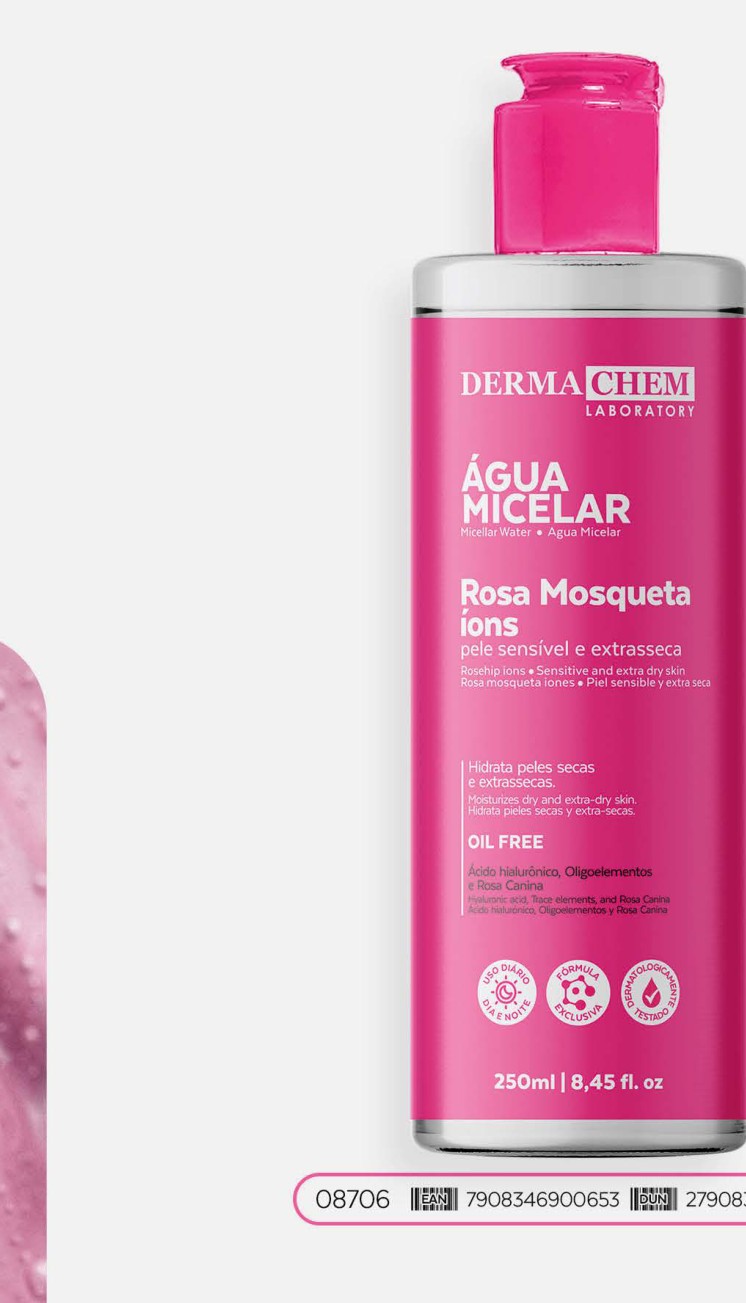 Água Micelar Rosa